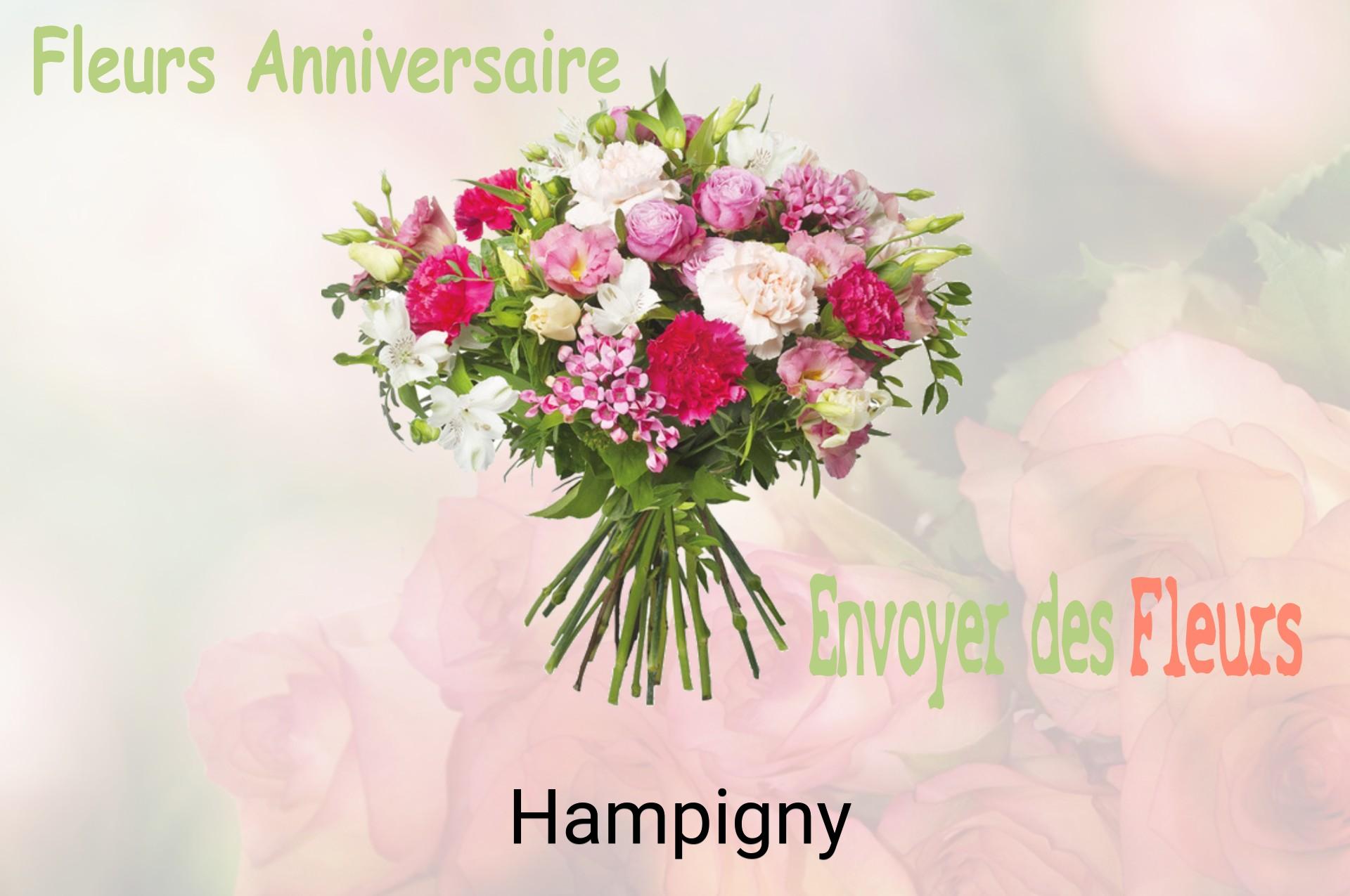 Bouquet de fleurs d’anniversaire livré à Hampigny