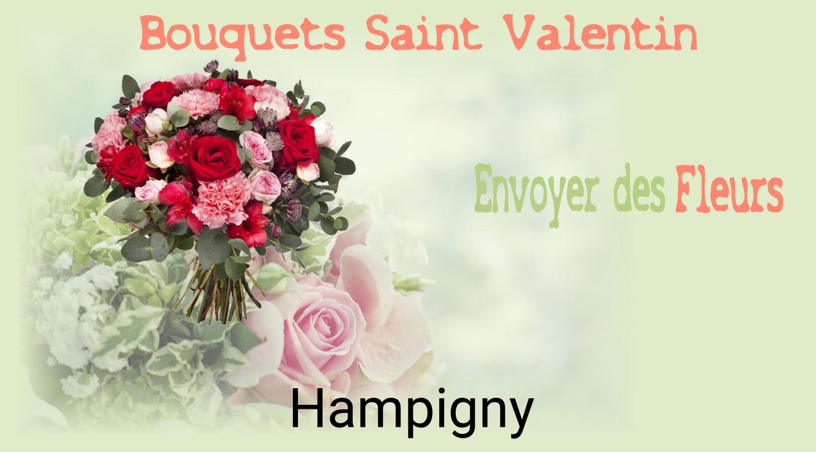 Roses de Saint-Valentin livrées à Hampigny